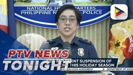PNP to not implement suspension of police operations this holiday season, on heightened alert status as of Dec. 15