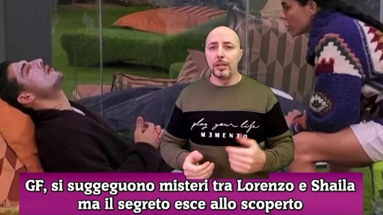 GF, si suggeguono misteri tra Lorenzo e Shaila ma il segreto esce allo scoperto