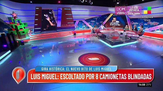 Cobertura exclusiva de Intrusos : LUIS MIGUEL en Argentina