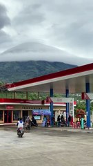 salah satu SPBU terindah di Wonosobo Jawa Tengah