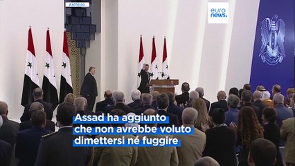 Prima dichiarazione di Assad dopo la caduta: "Siria in mano ai terroristi"