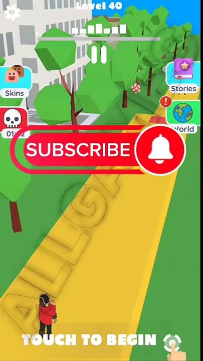 Slow Mo Run LVL 40 Gameplay FUN GAME #shorts #SlowMoRun #fungames #viralvideo