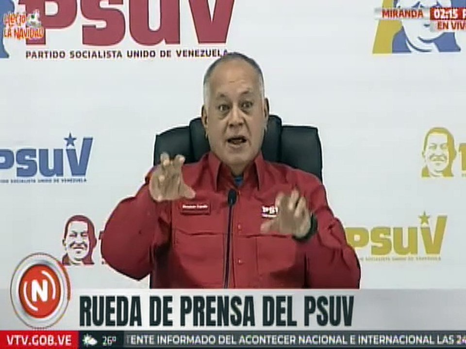 Vpdte. del PSUV Diosdado Cabello: Se han realizado 168 mil trámites en dos meses de extranjeros