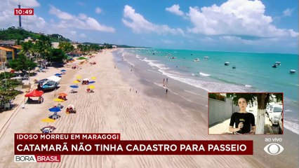 Catamarã que deixou idosa morta em Maragogi não tinha cadastro da prefeitura