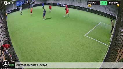 Faute de Baptiste A - Fc Caz