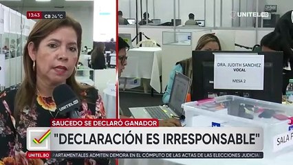 “Declararse ganador es ser irresponsable”, dice Mirian Rosell, candidata al Tribunal Departamental de Justicia​​​​​​
