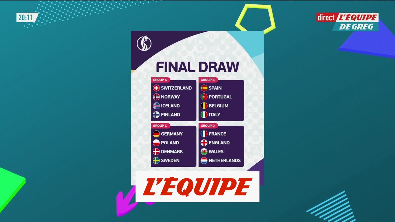 Les Bleues héritent de l'Angleterre et des Pays-Bas - Foot - Euro (F)