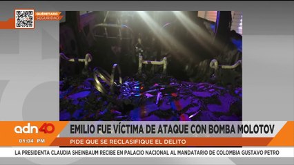Un ataque cambio su vida, Emilio fue víctima de una bomba molotov en Querétaro