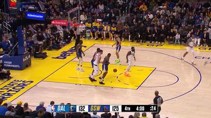 Klay Thompson triple ante Warriors