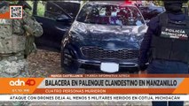 Balacera en palenque clandestino deja 4 muertos y un herido en Manzanillo, Colima