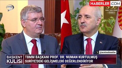 TBMM Başkanı Kurtulmuş: Kalmak isteyen Suriyelilerin başımızın üstünde yeri var