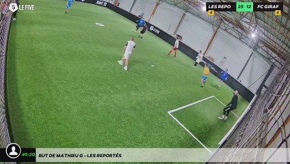 But de Mathieu G - Les ReportÉs