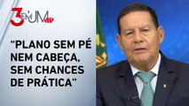 Mourão reconhece plano golpista, mas minimiza: “Conspiração tabajara”