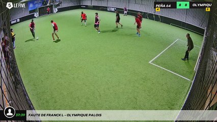 Faute de Franck L - Olympique Palois