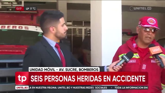 Accidente en la autopista deja seis personas heridas, dos de ellas tienen fracturas en los brazos
