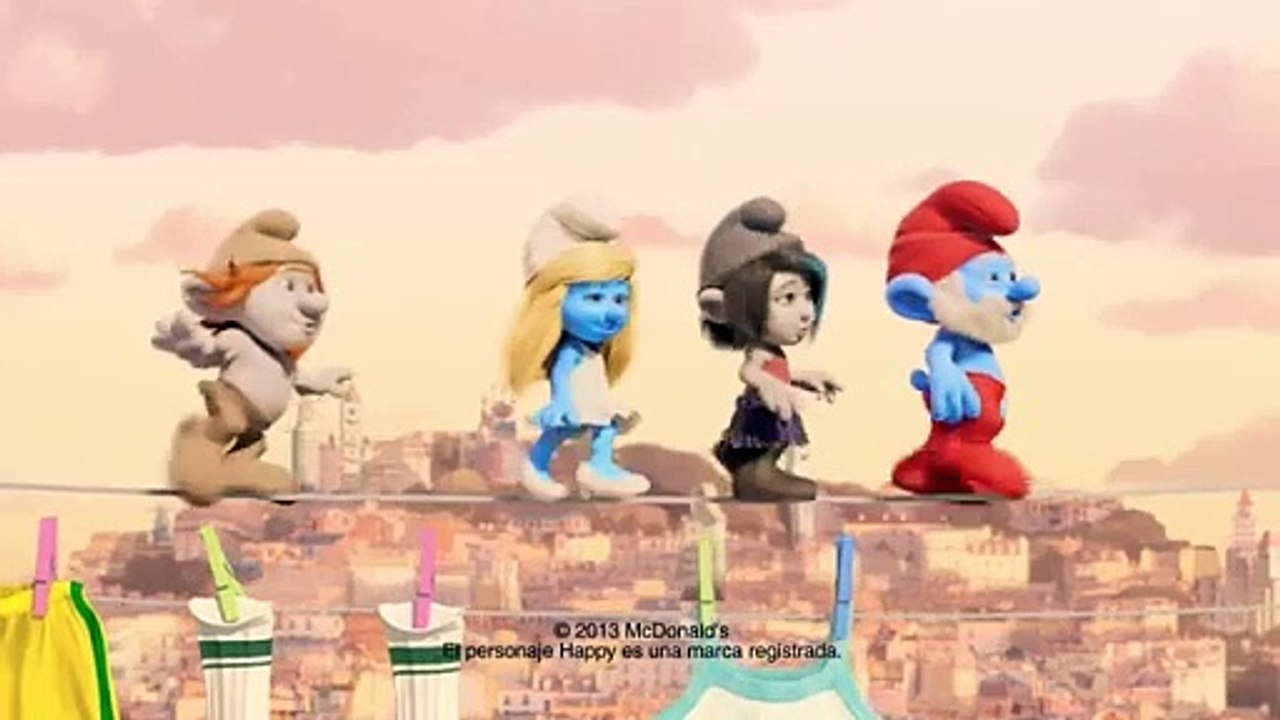 McDonalds Happy Smurfs 2