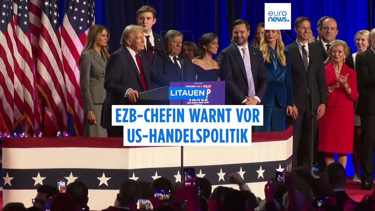 EZB-Präsidentin warnt vor US-Handelspolitik