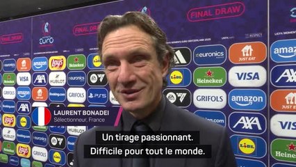 Bleues - Bonadei : "Un tirage passionnant et difficile pour tout le monde"