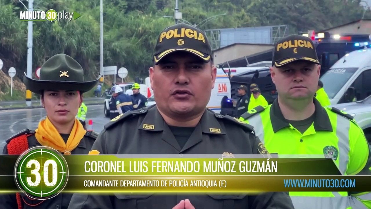 "Plan Corredores Viales Seguros":  Más de un millón de vehículos se movilizan en las vías de Antioquia 