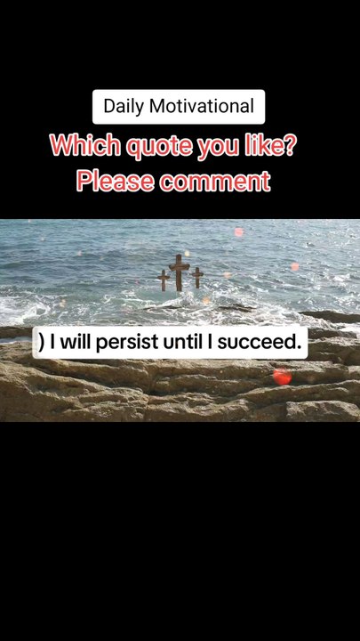 Daily Motivational; Please like and subscribe.