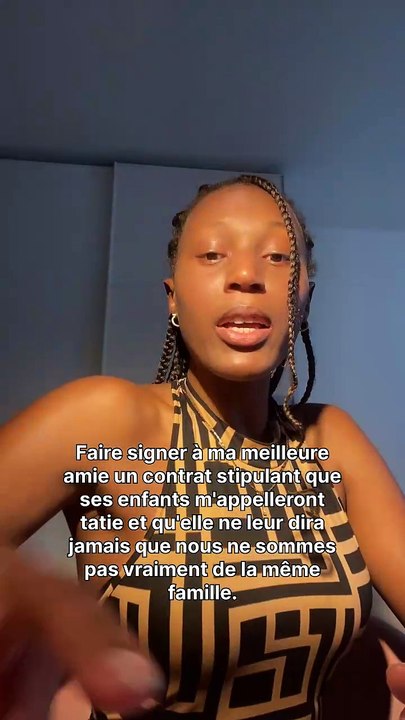 Un contrat entre ma meilleure amie et moi