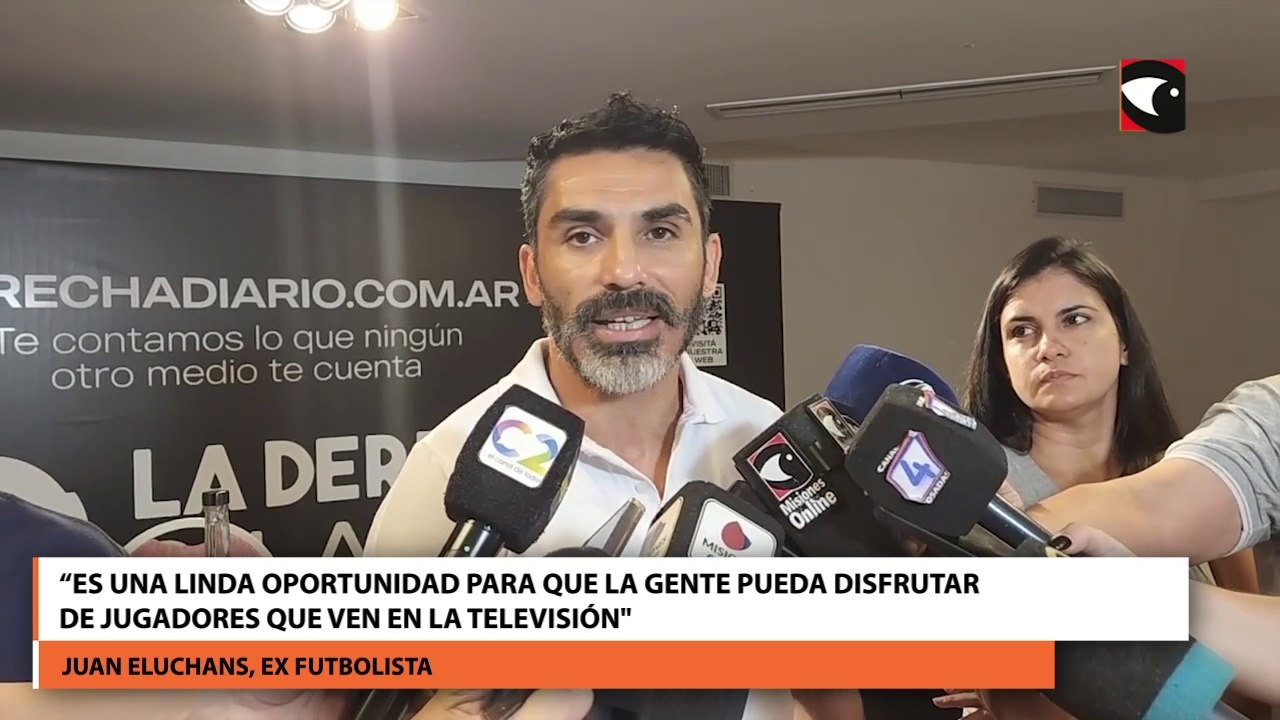 “Es una linda oportunidad para que la gente pueda disfrutar de jugadores que ven en la televisión
