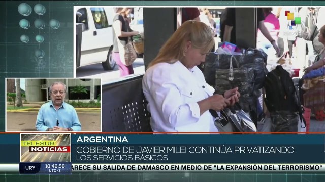 Presidente Milei sigue privatizando los servicios básicos
