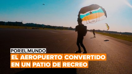 ¿Qué pasa si conviertes un aeropuerto abandonado en un patio de recreo gigante?