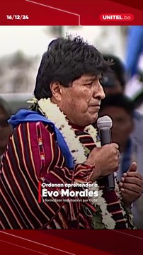 Fiscalía de Tarija confirma orden de aprehensión e imputación por trat4 contra Evo Morales.