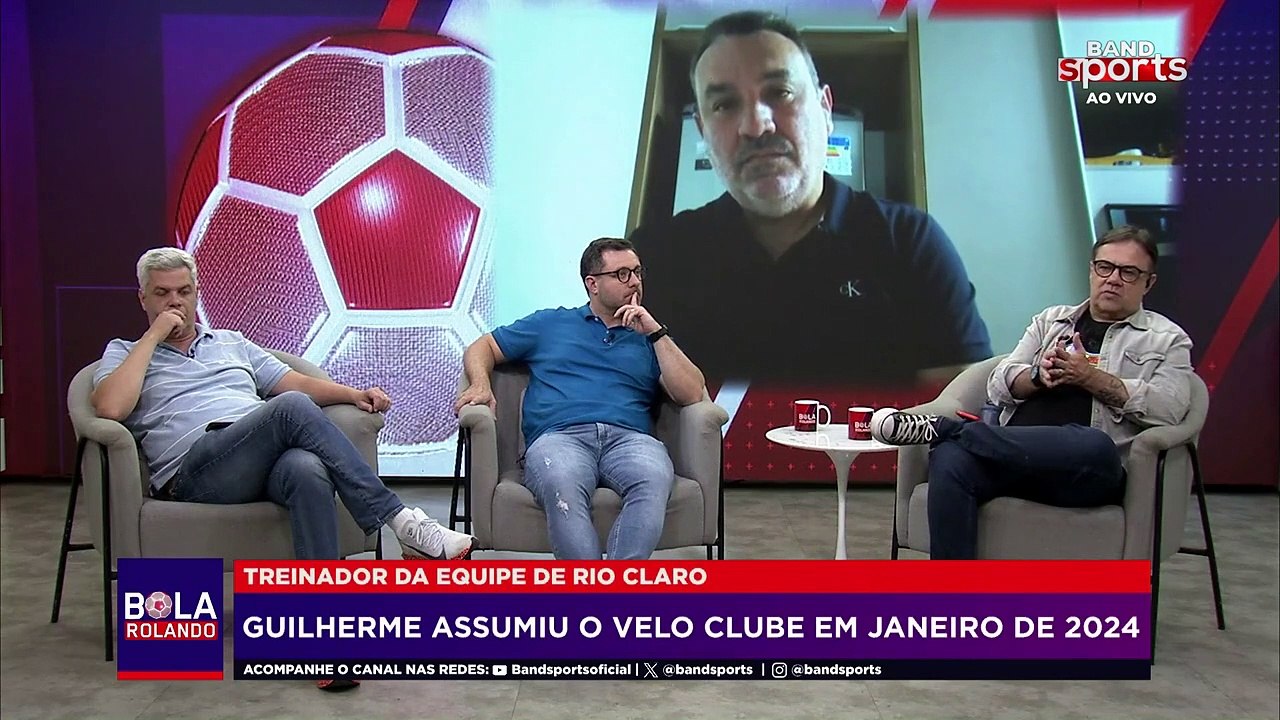 BOLA ROLANDO ENTREVISTA GUILHERME ALVES, TREINADOR DO VELO CLUBE | BOLA ROLANDO