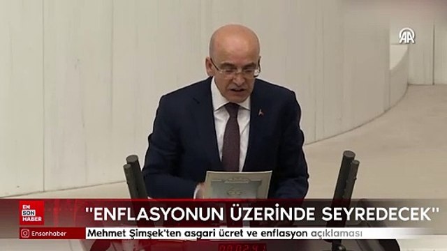 Hazine ve Maliye Bakanı Mehmet Şimşek'ten asgari ücret ve enflasyon açıklaması
