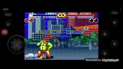 Fatal Fury 2 Cheng Sinzan vs Kim Kaphwan luta completa