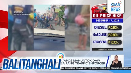 Lalaki, arestado matapos manuntok daw ng isang babae at isang traffic enforcer | Balitanghali