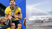 América llega al aeropuerto de Toluca y así reciben al Tricampeón de la Liga MX