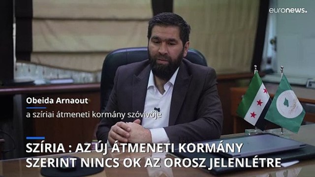 Szíria átmeneti kormánya szerint nincs szükség az orosz jelenlétre