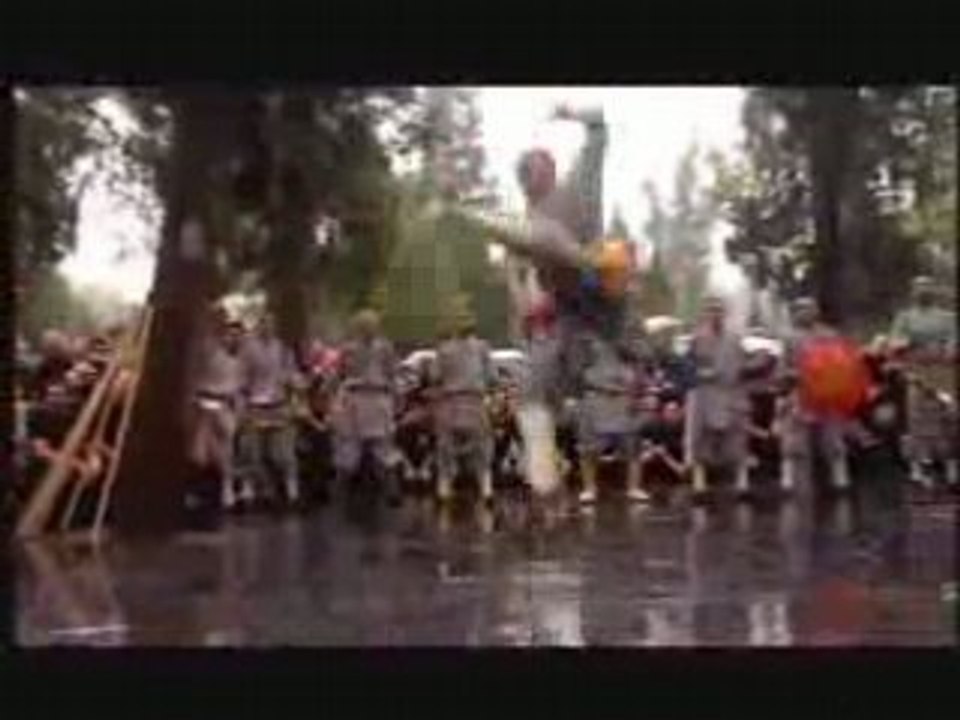 Shaolin Monk Rain Demonstration