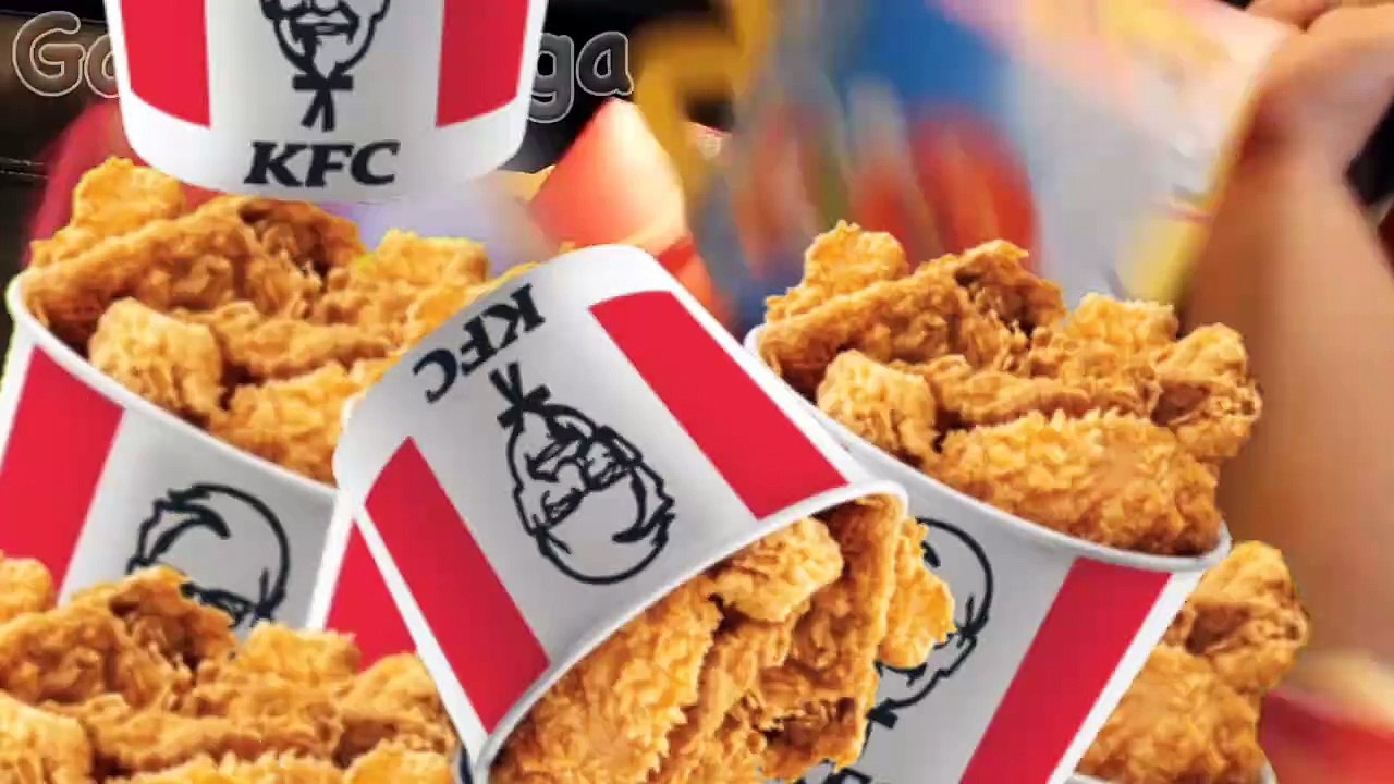 Goo goo Gaga bad baby KFC chicken nerf war!