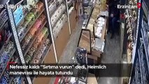 Nefessiz kaldı, hemen yardım istedi: Heimlich manevrası ile hayata tutundu