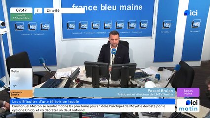 L'invité de la rédaction Pascal Brulon, directeur LMTV Sarthe