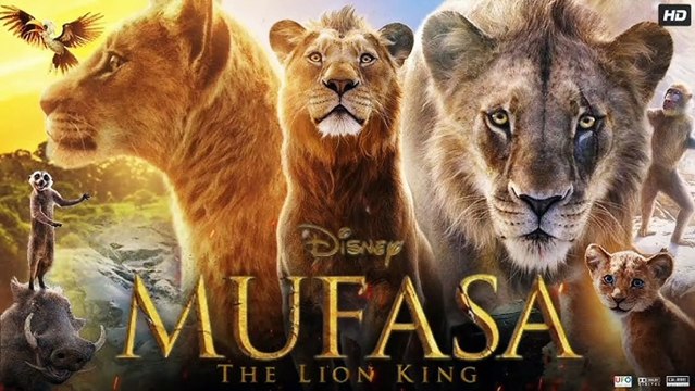 Mufasa: The Lion King, 2024 Aaron Pierre (Mufasa), Kelvin Harrison Jr. (Taka/Scar), Tiffany Boone (Sarabi), Kagiso Lediga (Young Rafiki #MufasaTheLionKing #TheLionKingPrequel #DisneyMovies #LionKingFans #Disney2024 #MufasaRising #CircleOfLif