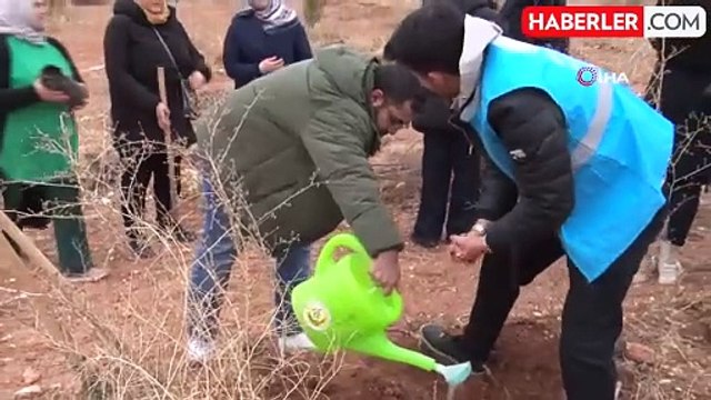 Gaziantep'te deprem şehitleri anısına hatıra ormanı oluşturuldu