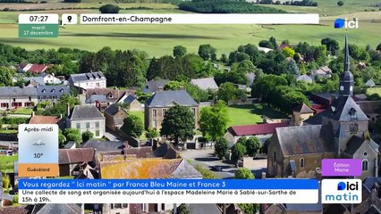 17/12/2024 - ICI Matin France Bleu Maine en vidéo