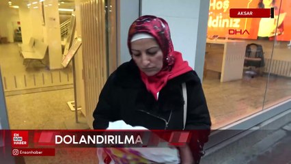 Aksaray'da 100 bin TL dolandırılmaktan son anda kurtuldu