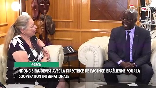 [#Reportage] Gabon : Ndong Sima devise avec la directrice de l’agence israélienne pour la coopération internation