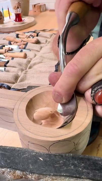 Crafting Kuksa: An ASMR Woodworking Experience