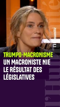 Un macroniste nie le résultat des élections législatives... et est remis en place par l'Huma