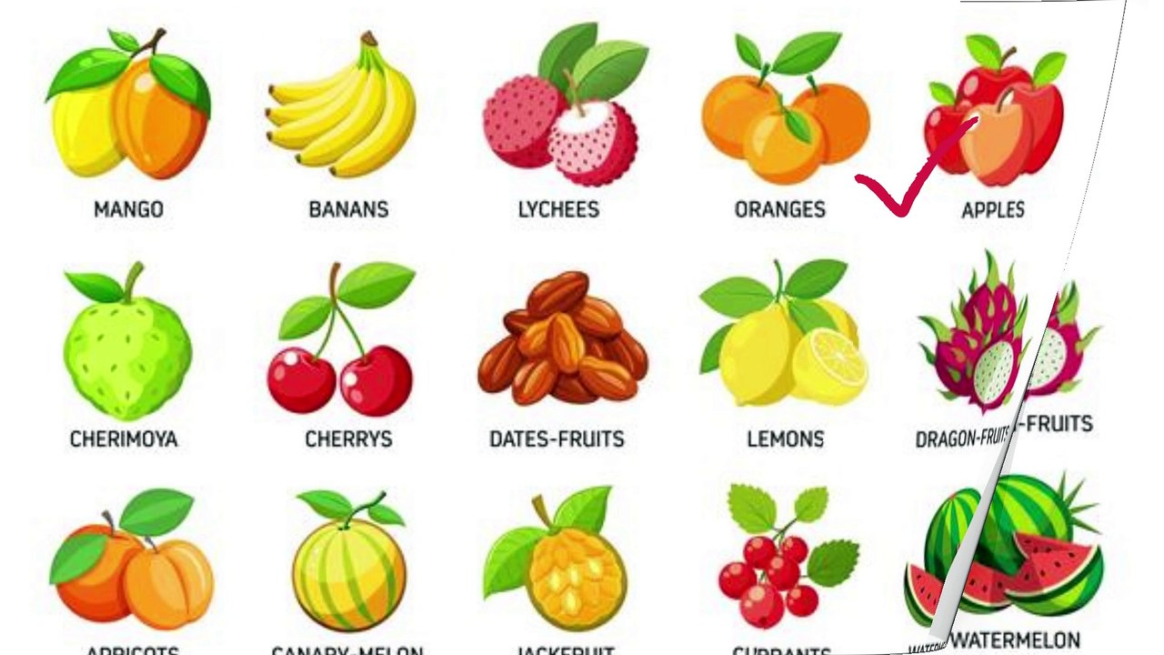 LEARNING FRUITS NAMES