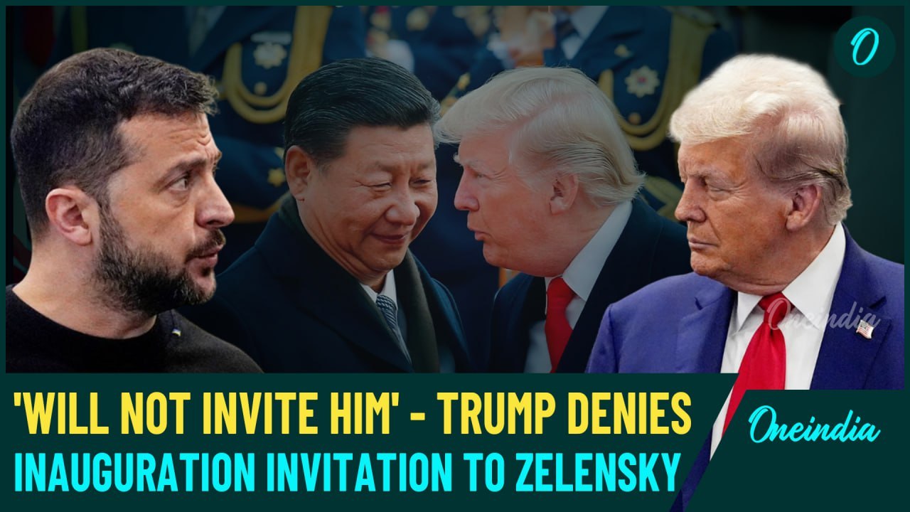 Trump Snubs Zelensky at Inauguration, Invites Xi Jinping Instead – Major Shift in U.S Foreign Policy