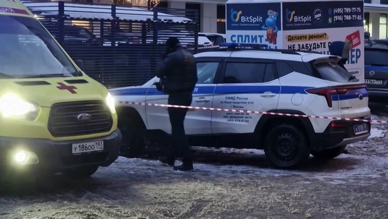 Aftermath as Russian general Igor Kirillov killed in Moscow explosion