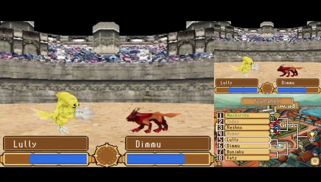 Monster Rancher DS - cup grade E #1 RJ ANDA #retrogamer #monsterrancher2 #monsterrancher